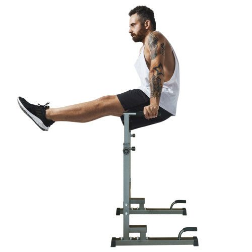 Power Tower Dip Station – Multi-Function Adjustable Home Gym Equipment