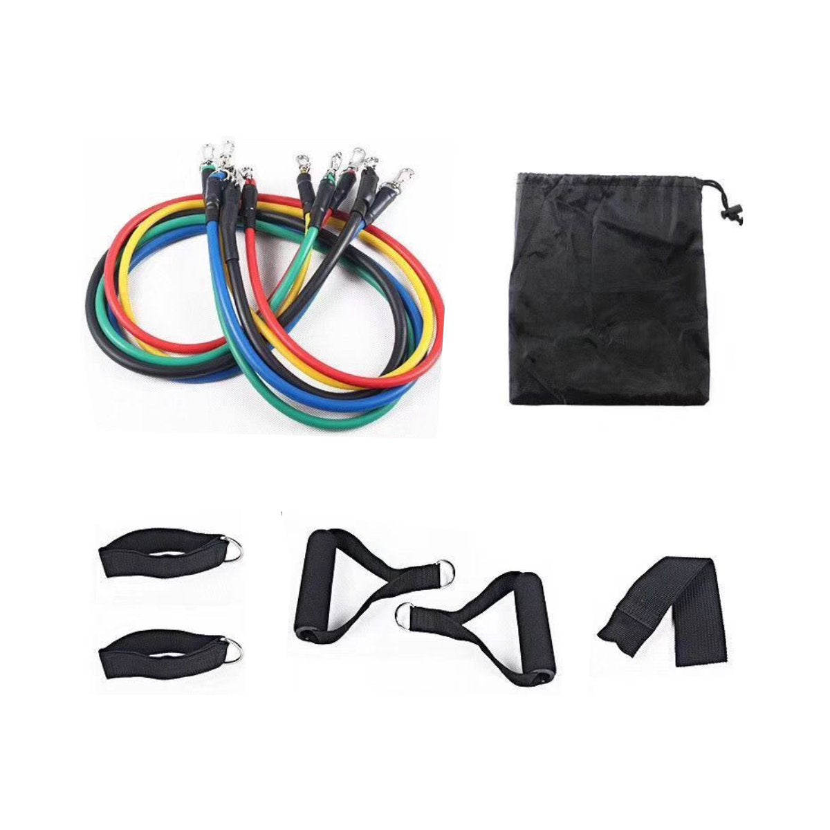 10-in-1 Resistance Bands Set for Home Workout – Full Body Training Kit