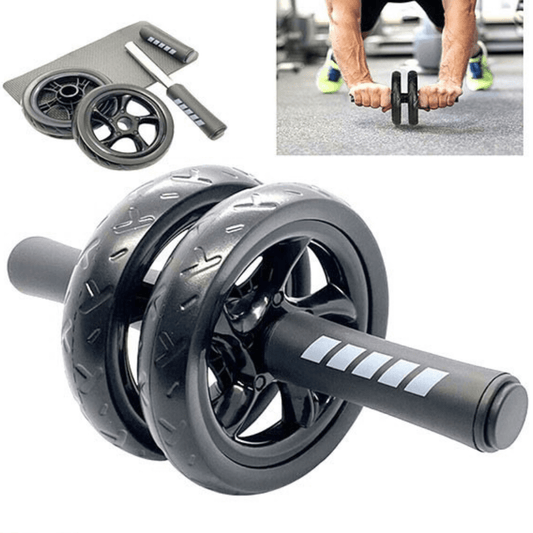 Ultimate Ab Roller Wheel with Knee Pad – Core Strength & Fat Burner