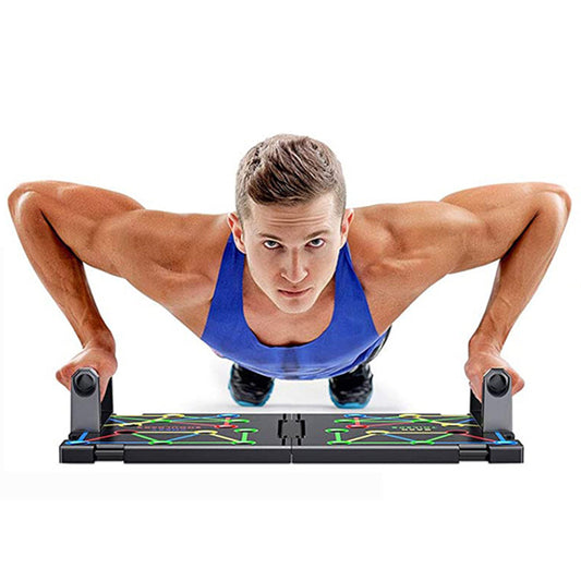 9-in-1 Push-Up Rack Board System – Full Body Strength Training Equipment